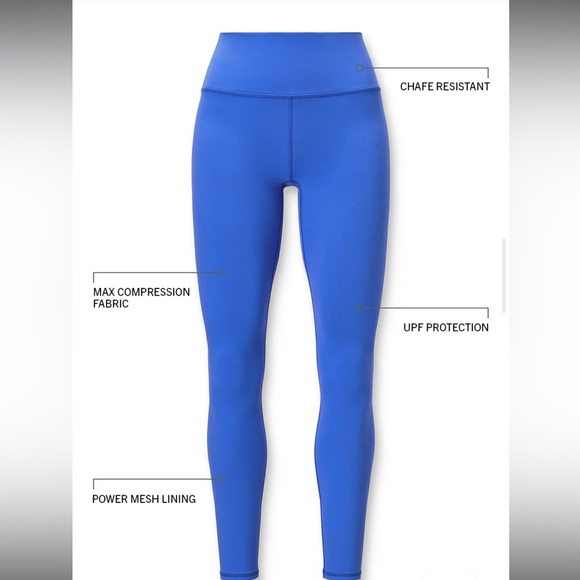 Fabletics Define Powerhold Pink Marshmallow HW 7/8 Legging | XS | NWT | Sold Out - Picture 7 of 10